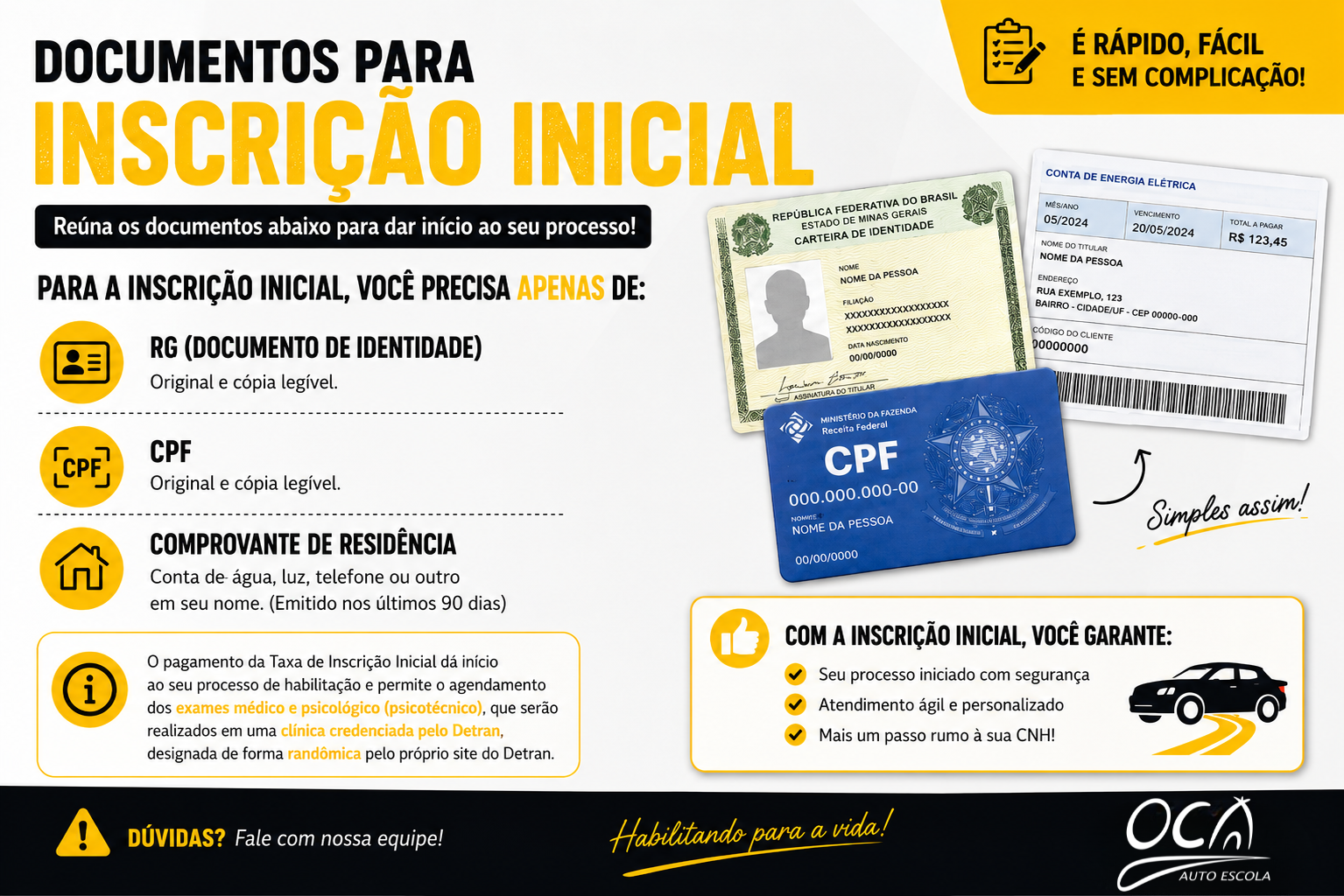 TAXA DE INSCRIÇÃO INICIAL