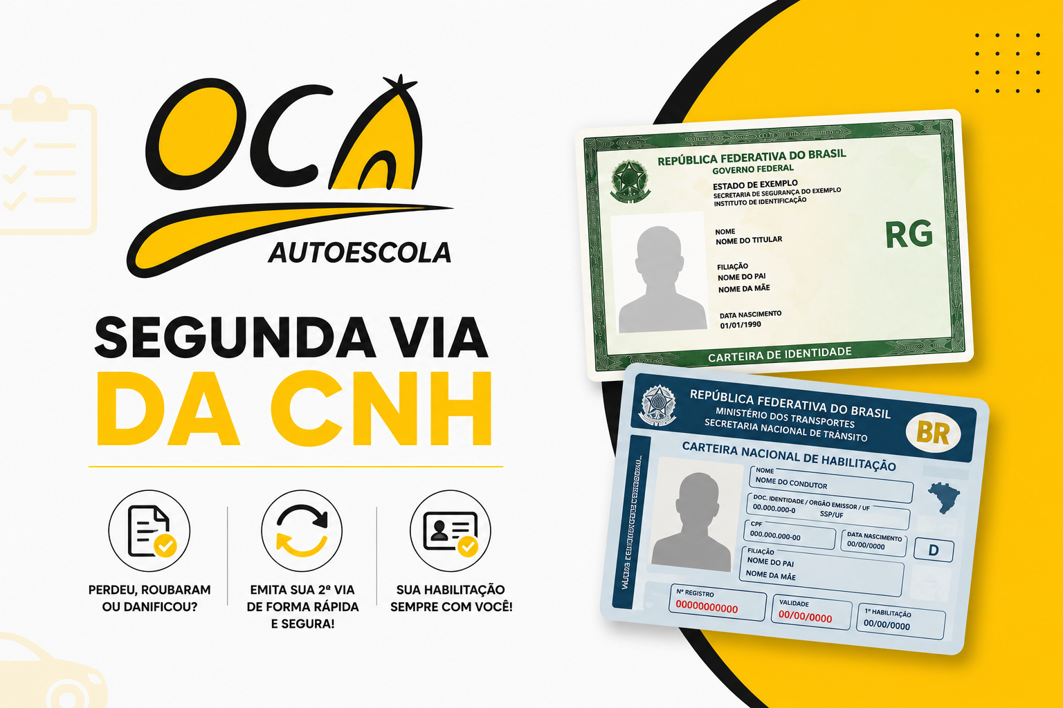 SEGUNDA VIA DA CNH