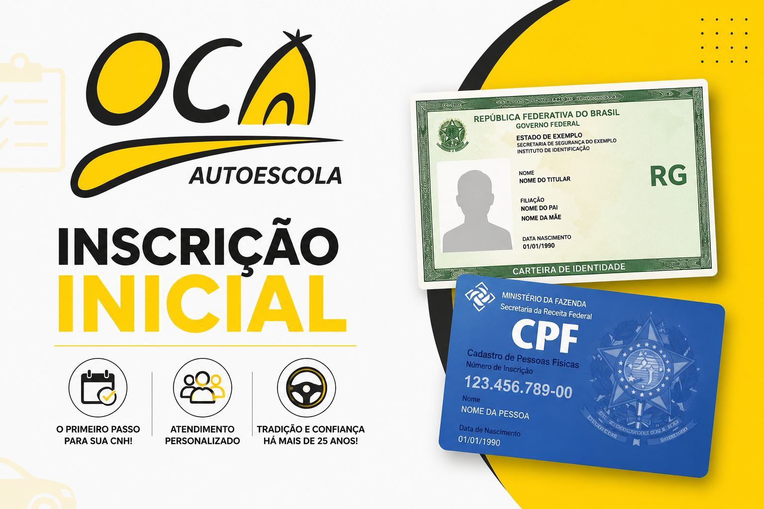 INSCRIÇÃO INICIAL